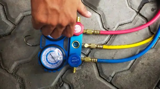 AC gas top-up
